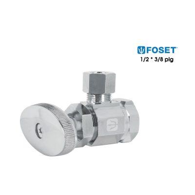 CONTRALLAVE A LA PARED 1/2X3/8 FOSET LATON 150PSI