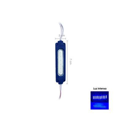 MODULO LED AZUL 2X7CM C/BURBUJA 8666-23