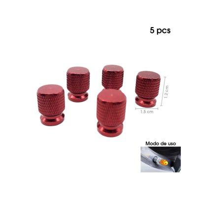 TAPONES P/VALVULA ROJO 5 PCS F069-1 (KX775-12)