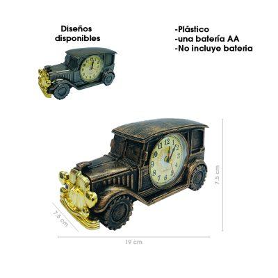 RELOJ DE MESA CARRO CLASICO  439-37