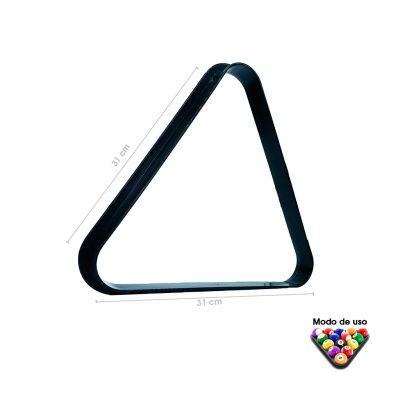 TRIANGULO RACK PARA BOLAS DE BILLAR 5.7CM PLASTICO  25853-20