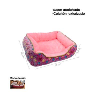 CAMA P/MASCOTA 65X45X20CM TALLA M XC017B