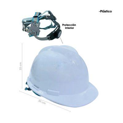 CASCO DE SEGURIDAD ABS BLANCO ARNES DE TELA   228