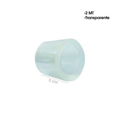 CINTA ADHESIVA 2MTSX5CM TRANSPARENTE DOBLE CONTACTO 4623-3