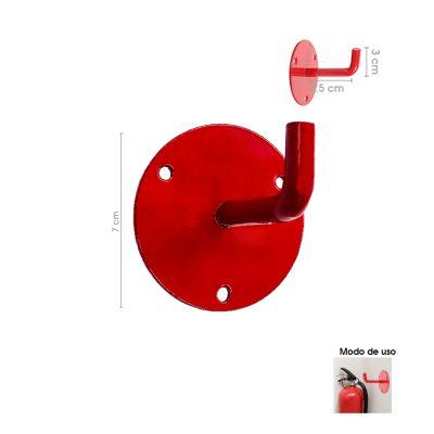 GANCHO P/EXTINGUIDOR ROJO 14810-4