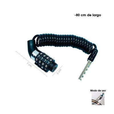 CANDADO P/MOTO CABLE C/CLAVE 5669-8