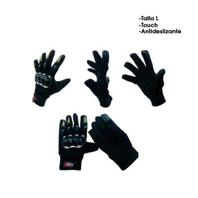 GUANTES P/MOTORISTA NUDILLOS NEGRO 5671-7