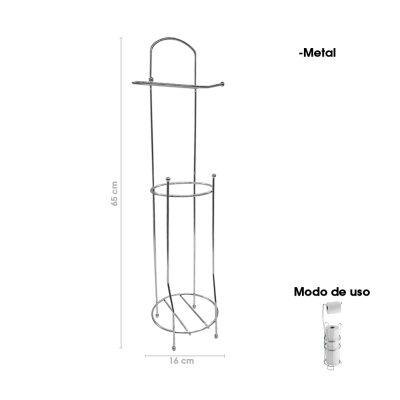 ORGANIZADOR DE PAPEL DE BAÑO METALICO YH-029