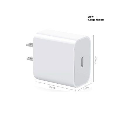 ADAPTADOR CARGADOR USB-C 20W