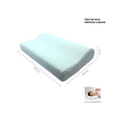 ALMOHADA P/DORMIR MEMORY FOAM  A218