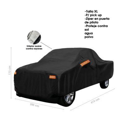 COBERTOR P/PICKUP PK-XL NEGRO FIBRA ALGODON  615X200X173CM CON ZIPER