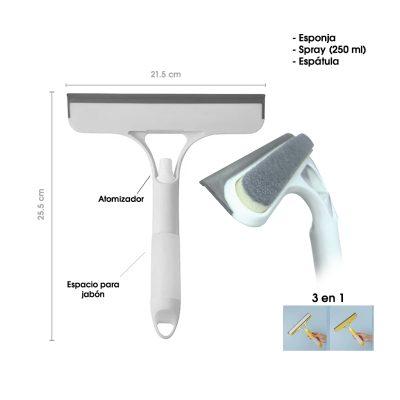 LIMPIAVIDRIOS C/ATOMIZADOR Y ESPONJA C0409045-1