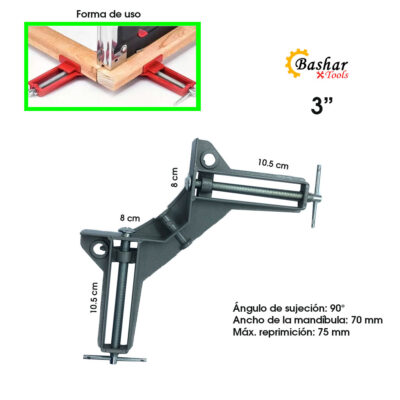 Prensa esquinera de aluminio Bashar Tools