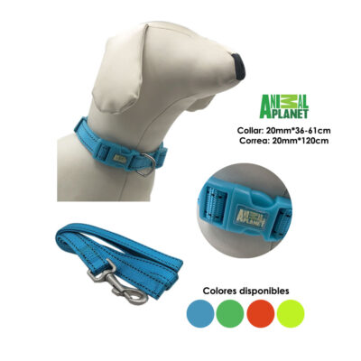 Collar y correa para perro Guatemala